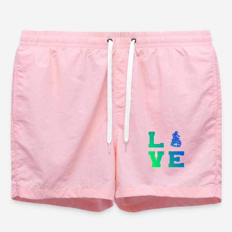 Statement for all motocross - Swim Trunks - pink