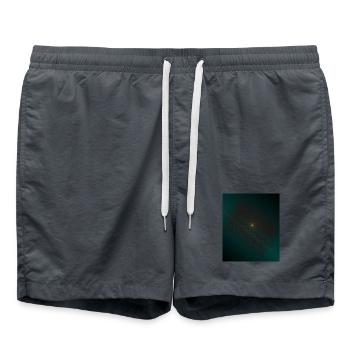 Spirale de lutte turquoise au centre - Short de bain -  - Devant
