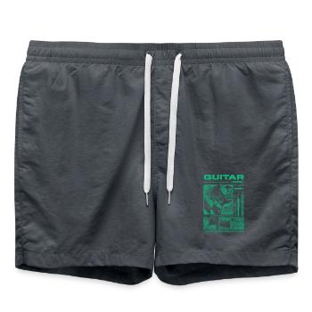 Guitar Player Rock Guitarist Streetwear Musician - Swim Trunks -  - Front
