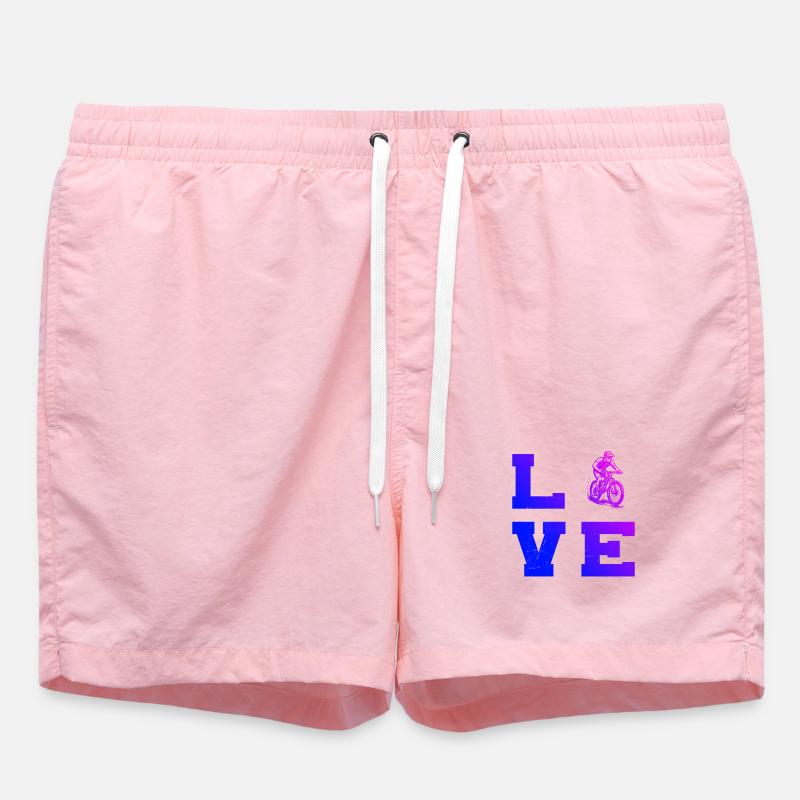 Déclaration directe sur le VTT - Short de bain - rose