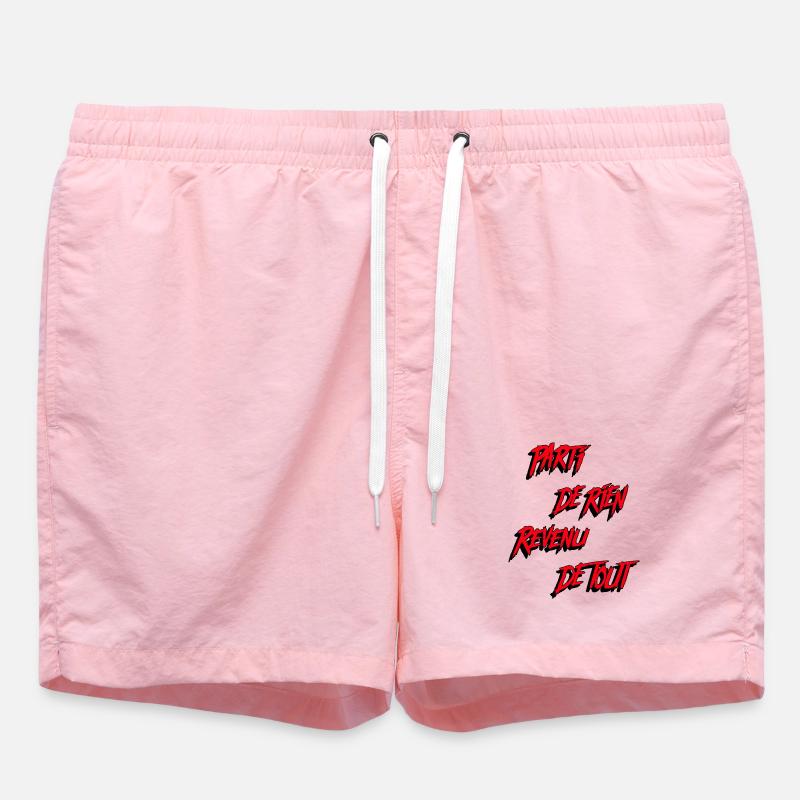 STARTING FROM NOTHING, COMING BACK FROM EVERYTHING! - Swim Trunks - pink