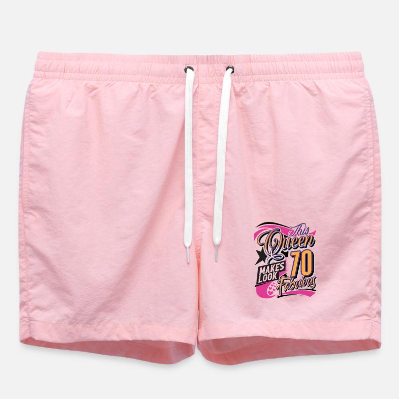 Reine du 70e anniversaire - Short de bain - rose