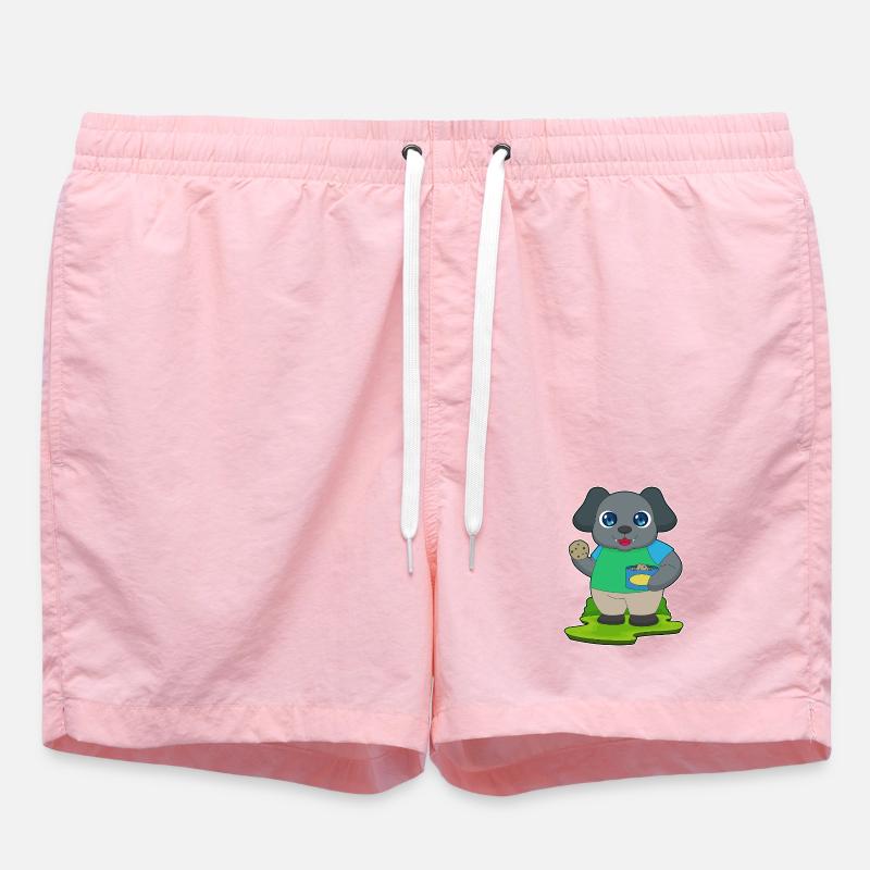 Biscuits pour chiens - Short de bain - rose