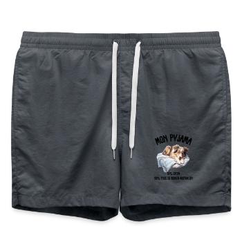 Pyjama Chien Berger Australien Drôle  - Short de bain -  - Devant