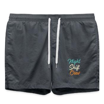Night shift - Swim Trunks -  - Front