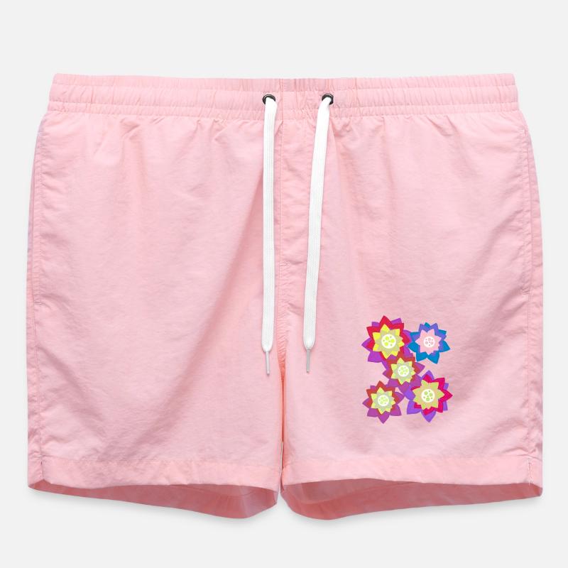Mandala des Fleurs Fleurs en Fleurs - Short de bain - rose