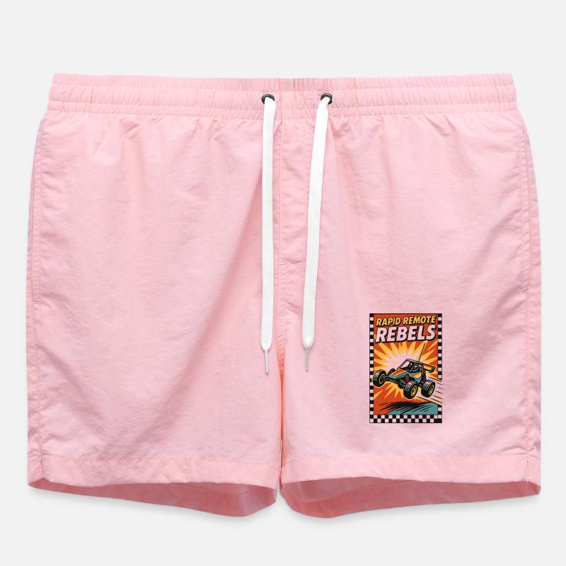 Rebelles RC rapides | Buggy tout-terrain - Short de bain - rose