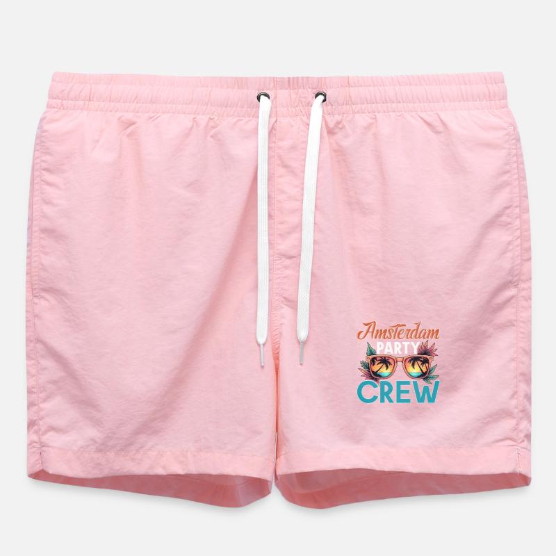 Amsterdam Crew - Swim Trunks - pink