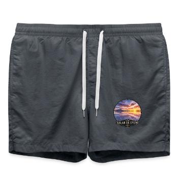 Uyuni-Salzsee Sonnenuntergang Emblem - Badeshorts -  - Vorne