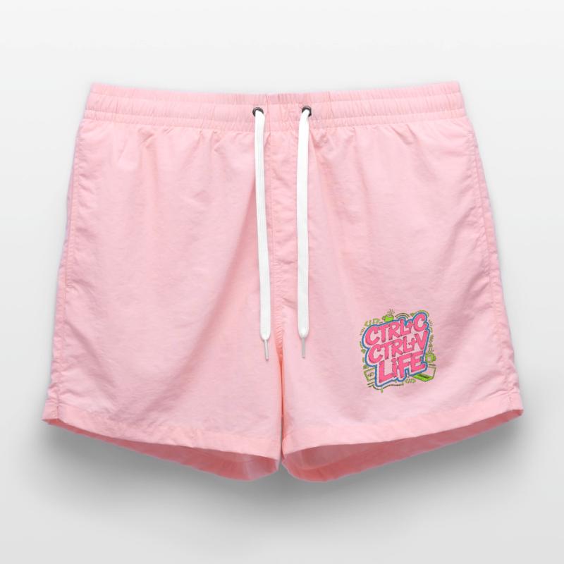 Remote Developer Ctrl+C Ctrl+V Life Web Developer Short de bain
