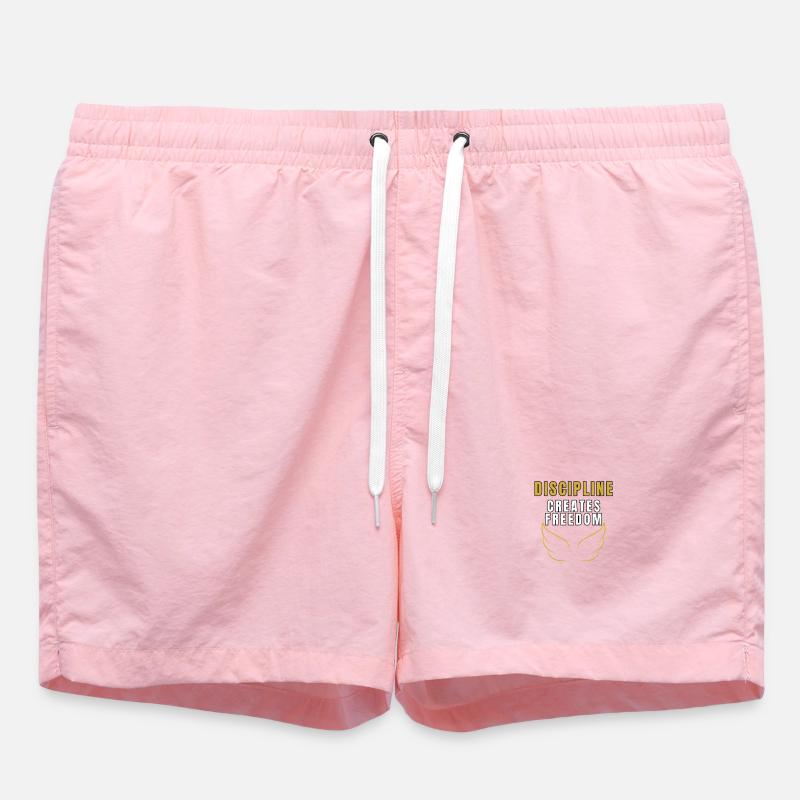 La discipline crée la liberté - Short de bain - rose