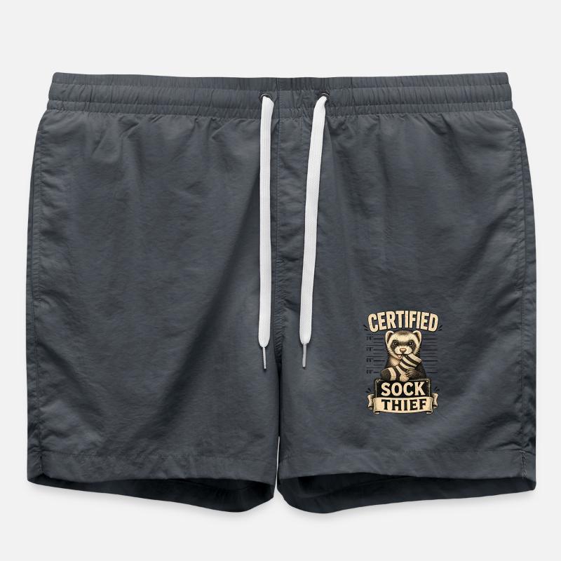 CERTIFIED SOCK THIEF - Swim Trunks - undefined