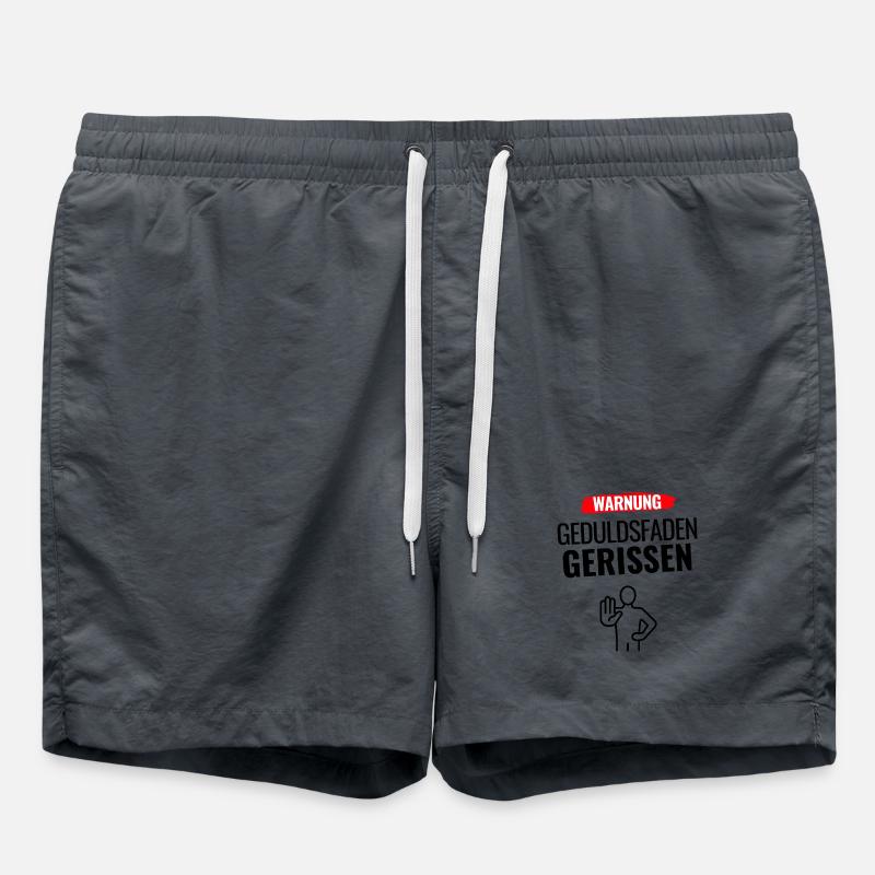 Warnung Humor Statement - Badeshorts - undefined