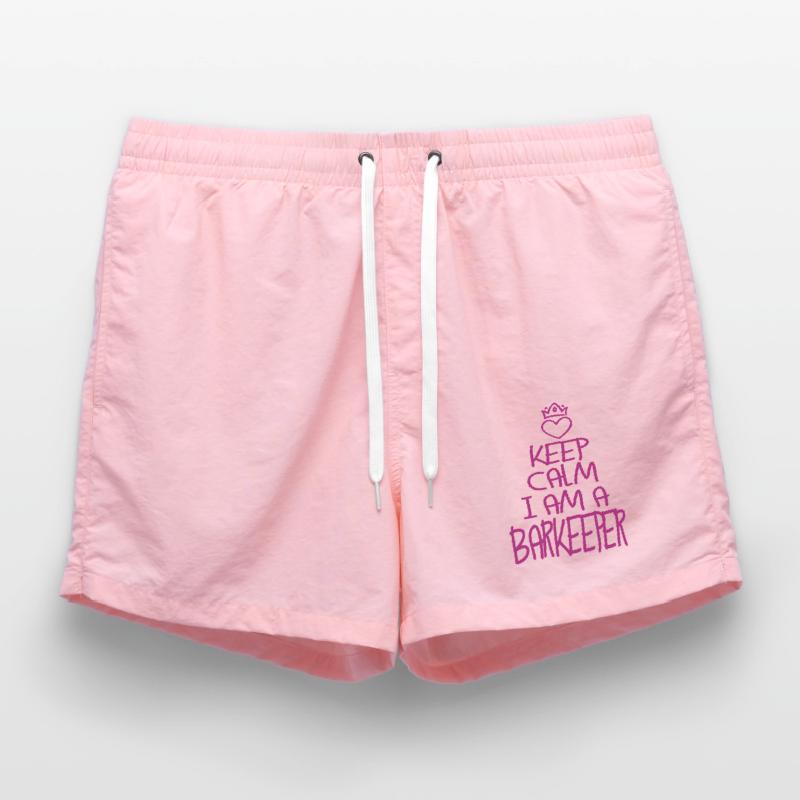 Keep Calm Bartender Cool Bartender Gift Swim Trunks