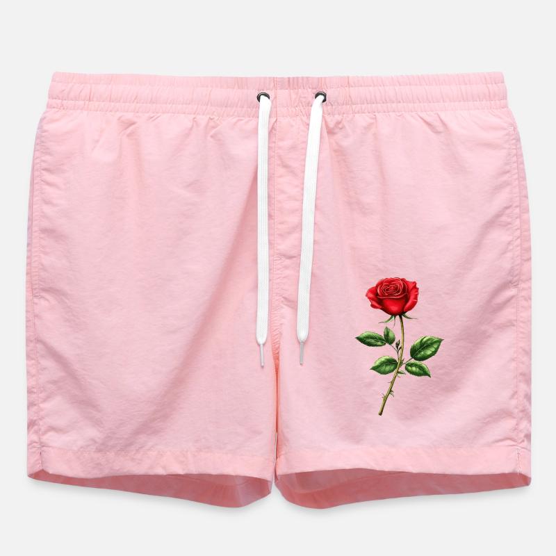 Rose Love Saint-Valentin - Short de bain - rose