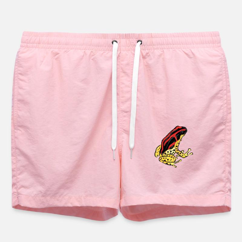Baumsteigerfrosch Pfeilgiftfrosch PoisonDartFrog 7 - Badeshorts - Pink