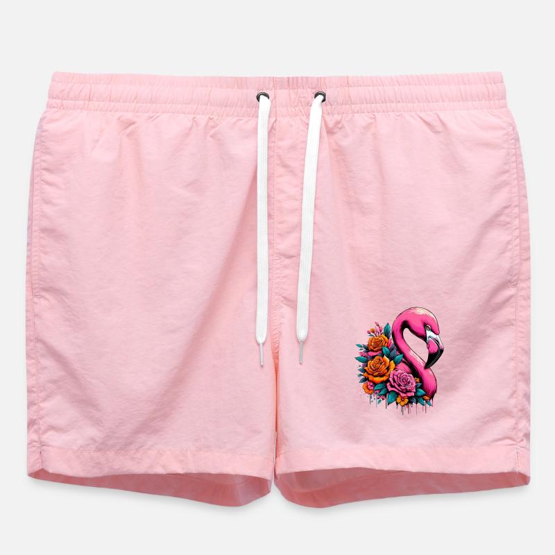Flamant - Short de bain - rose