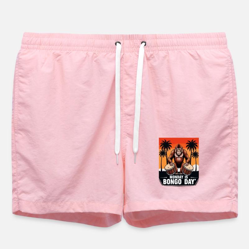 Monkey Bongo Batteur - Short de bain - rose