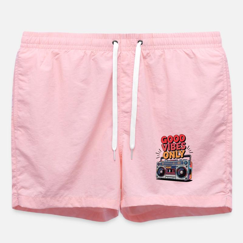 Nur gute Stimmung - Badeshorts - Pink