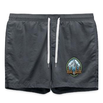 Gebirgswald im Bergbogen - Badeshorts -  - Vorne