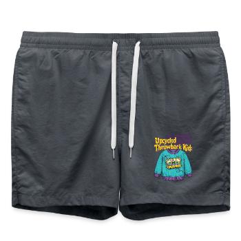 90s Upcycled Throwback Retro Cassette - Swim Trunks -  - Front