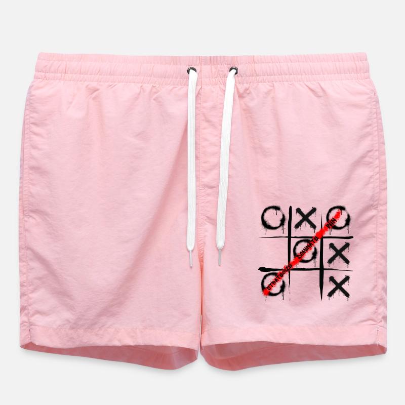Tic Tac Toe - Graffiti Style - Short de bain - rose