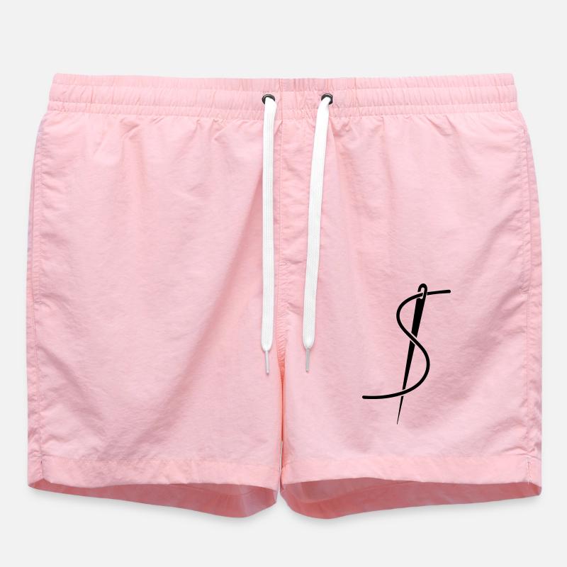 needle - Swim Trunks - pink