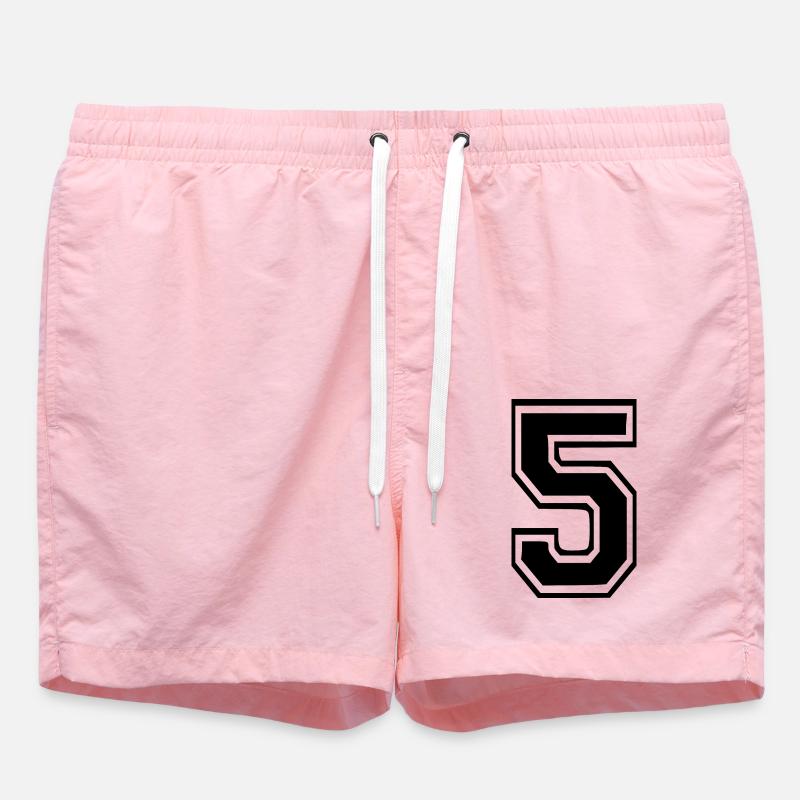 5 - Short de bain - rose