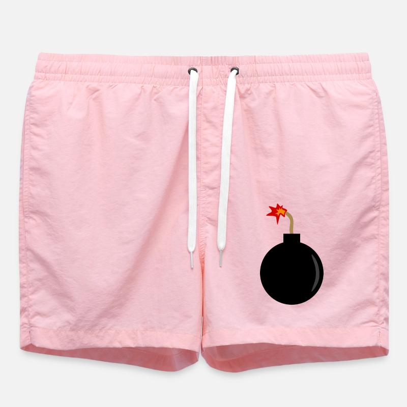 Bombe qui explose - Short de bain - rose