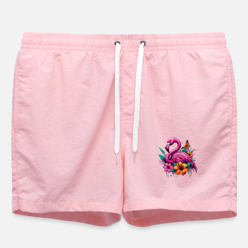 Flamant - Short de bain - rose