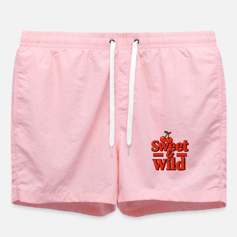 Doux et sauvage - Short de bain - rose