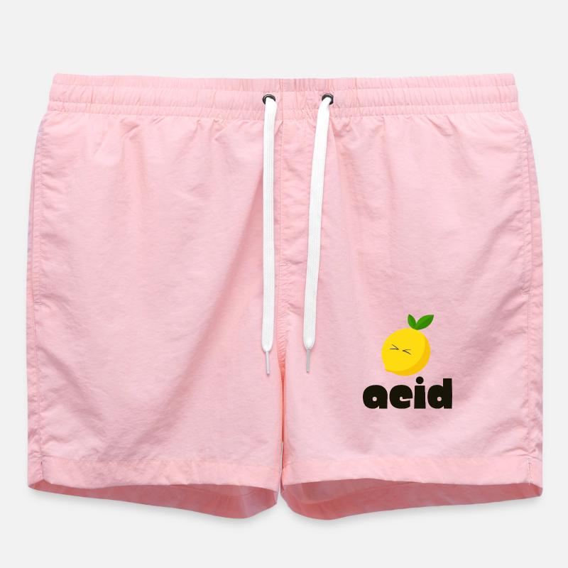 ACIDE - Short de bain - rose