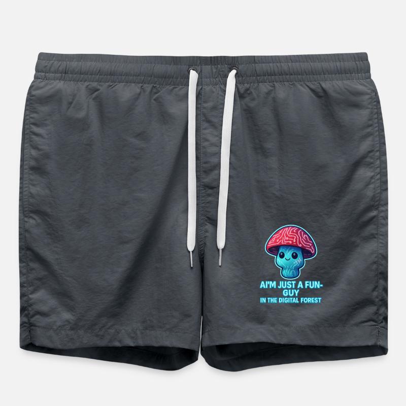 Fun Guy in the Digital Forest - Swim Trunks -