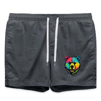 Ours mal léché Pop Art - Short de bain -  - Devant