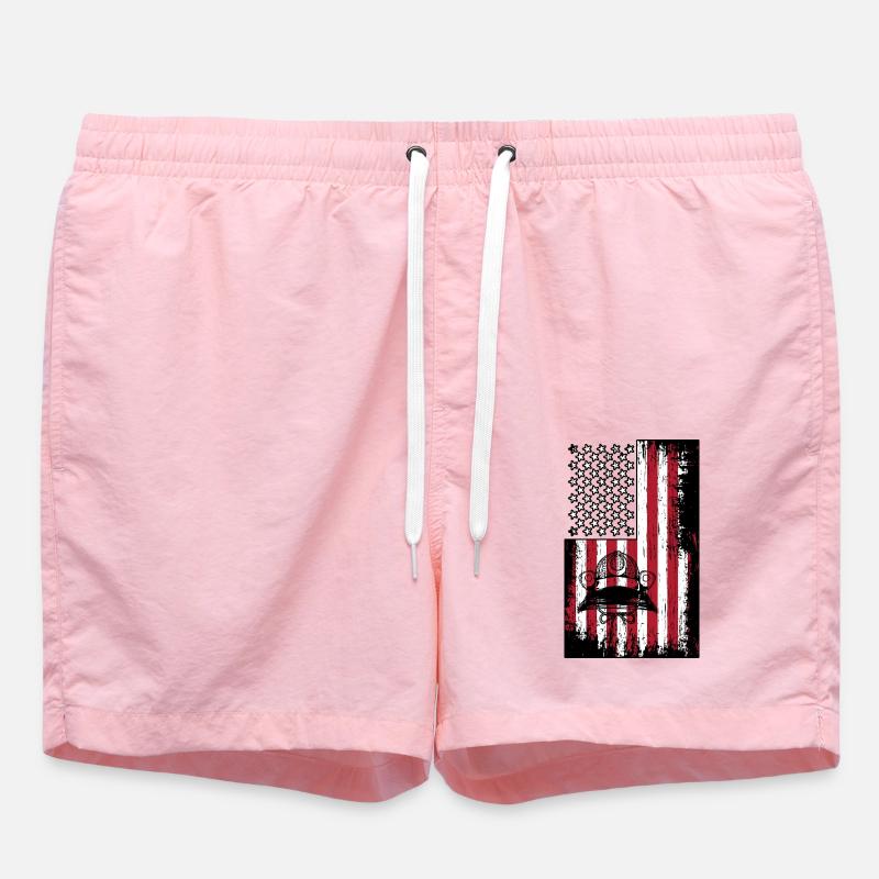 Aïkido - Short de bain - rose