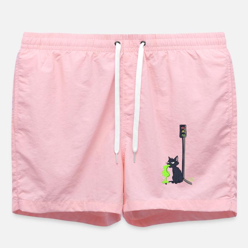 Sick Cat Viazoo - Badeshorts - Pink