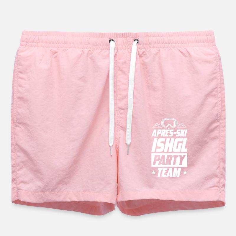 Après-ski Ishgl Party Team - Short de bain - rose