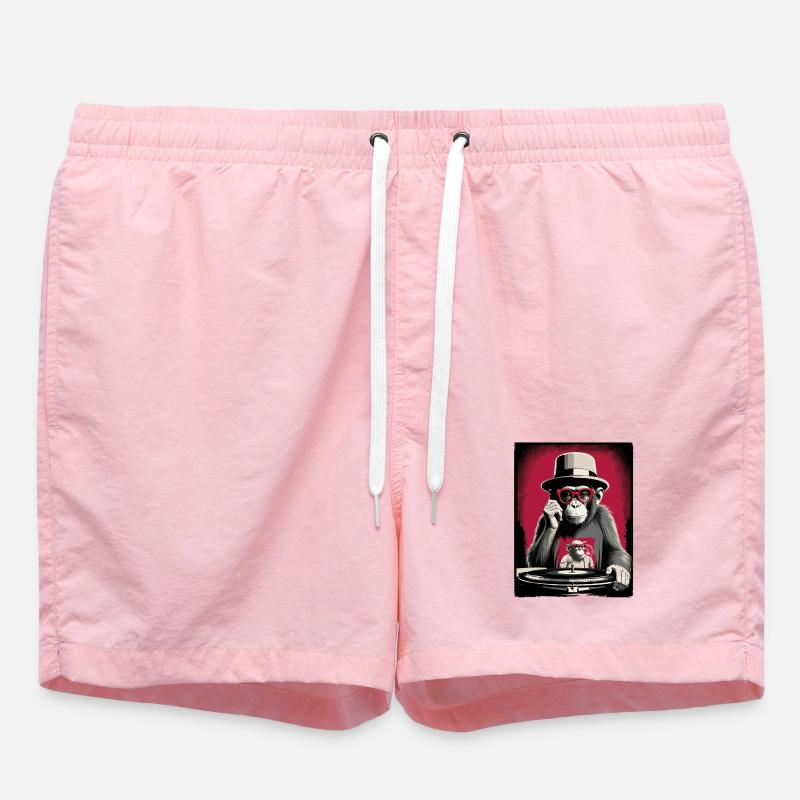 Singe DJ - Short de bain - rose
