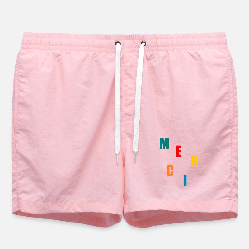 MAÎTRESSE. MAITRE. MERCI. MERCI MAÎTRESSE - Short de bain - rose