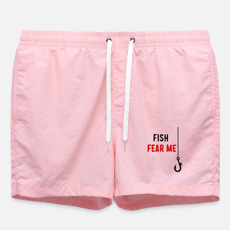 Les poissons me craignent - Short de bain - rose