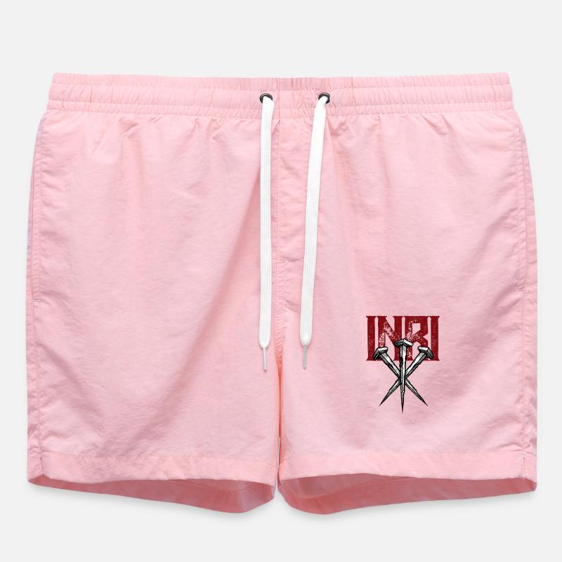 INRI Les Clous de la Crucifixion - Short de bain - rose
