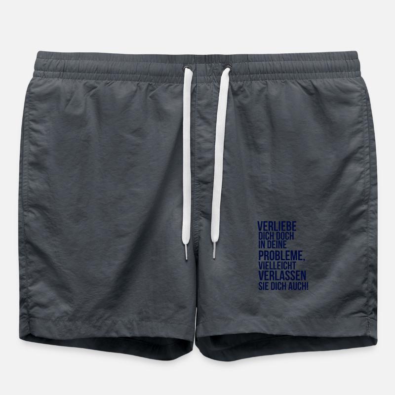 about going wild - fall in love with your problem - Swim Trunks - 