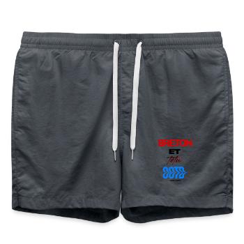 Breton and stubborn – Breton pride - Swim Trunks -  - Front
