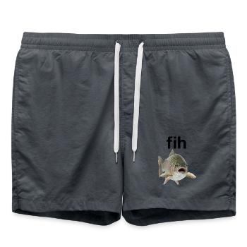 Fih Funny Fish Men's Fishing Fih - Swim Trunks -  - Front