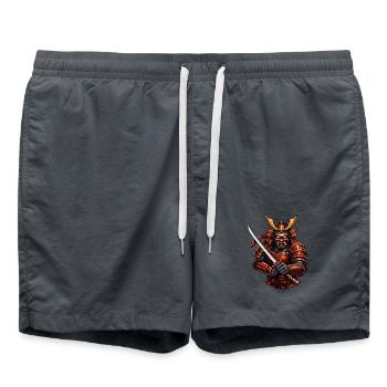 Martial Arts Samurai with Sword - Swim Trunks -  - Front