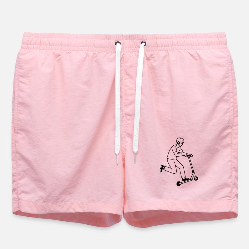 Trottinette cascade - Short de bain - rose
