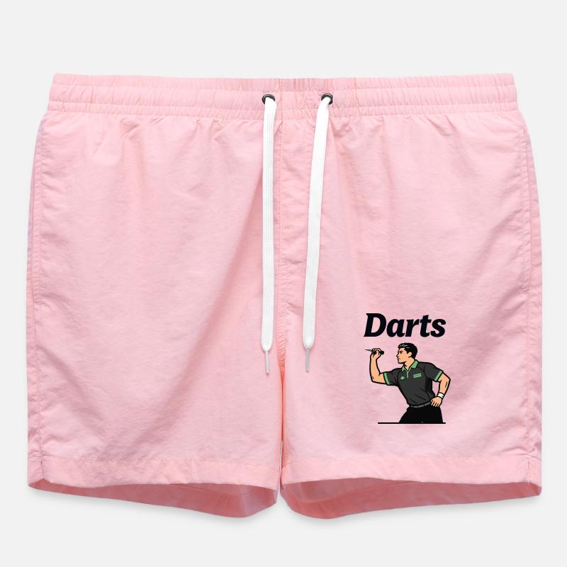 Joueur de fléchettes - Short de bain - rose