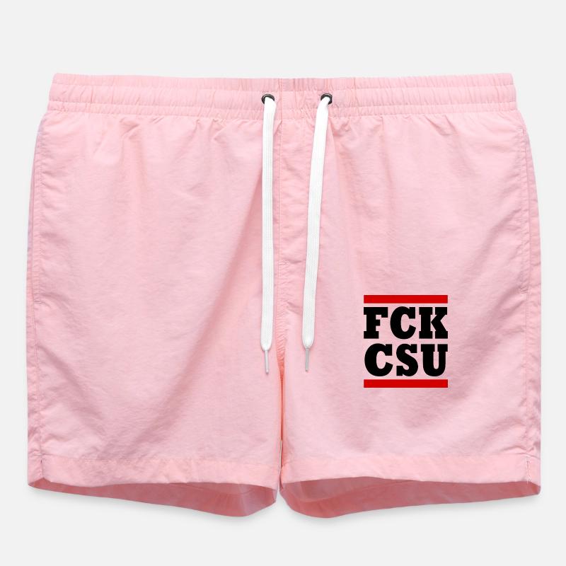 Fck csu - Swim Trunks - pink
