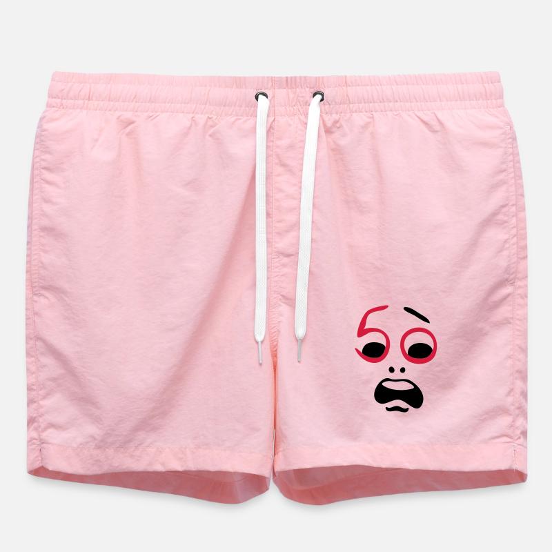 Help, 50 years! - Swim Trunks - pink