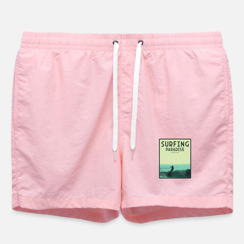 Paradis du surf à Honolulu - Short de bain - rose